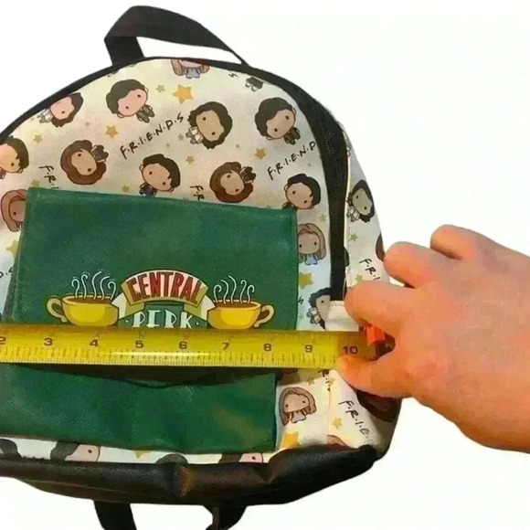 FRIENDS Character Print Backpack with Green Pocket - Picture 8 of 9